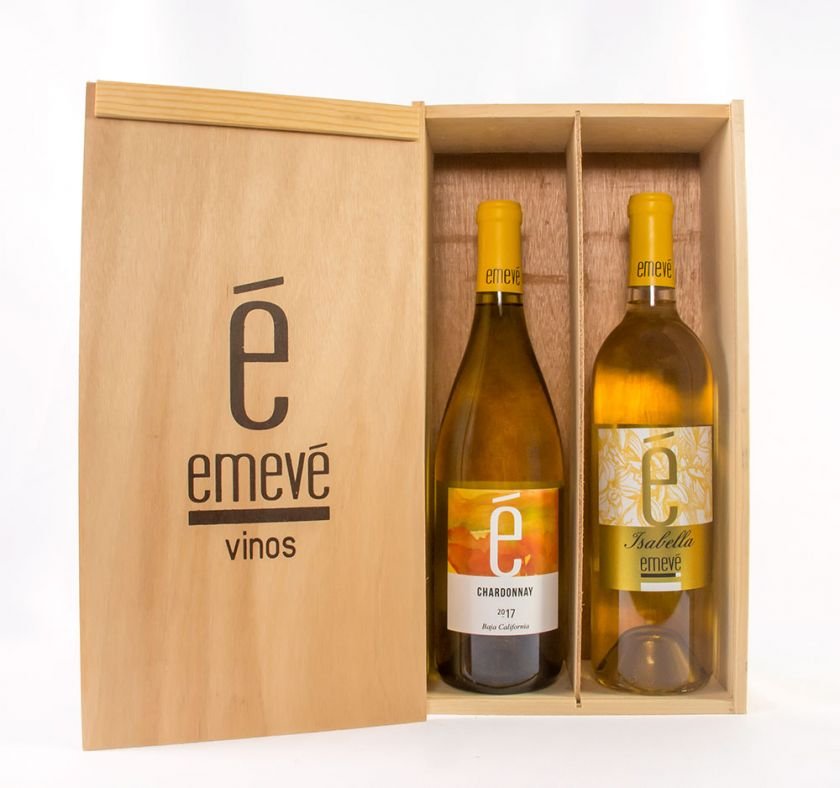 Vinos Emevé en caja